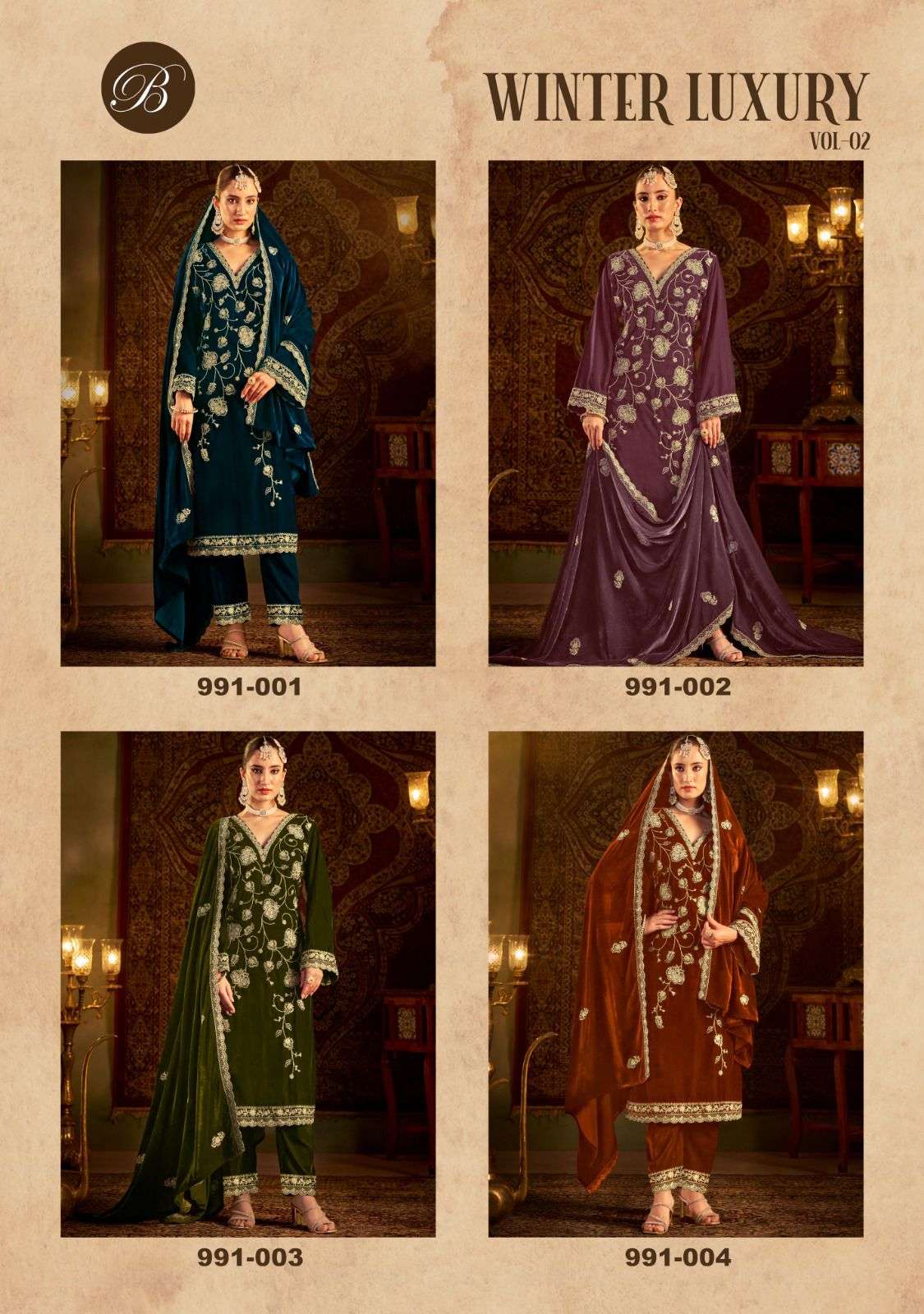 Winter Luxury Vol-02-BellizaDesigner-Asliwhoalesale-z-Catalogue